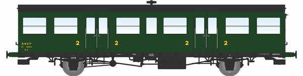 REE Modeles VB-150 - 2nd Class Passenger Coach VOITURE